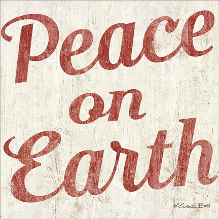 Framed Peace on Earth Print