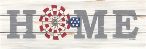 Framed Patriotic Home Print