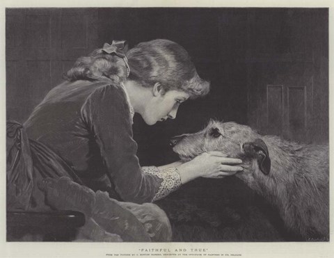 Framed Faithful and True Print