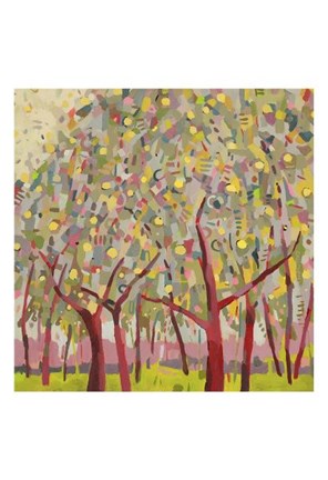 Framed Gold Orchard Print