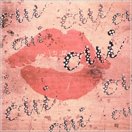 Framed Parisian Street Talk Print