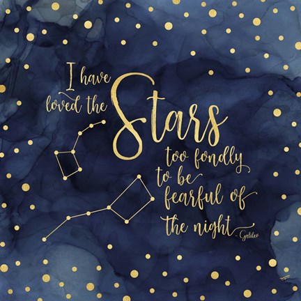 Framed Oh My Stars IV Stars Print