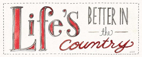 Framed Country Life VIII Print