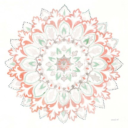 Framed Mandala Delight II Print