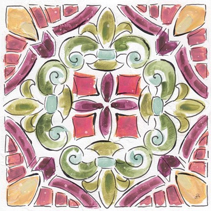 Framed Wine Country VII Print