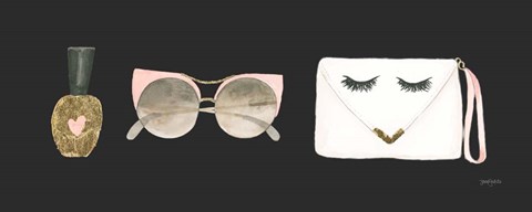 Framed Boss Ladies X Black Print