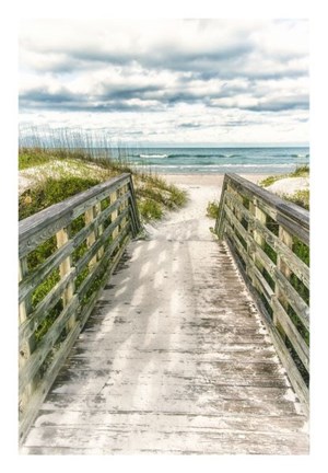 Framed Seaside Entry Print