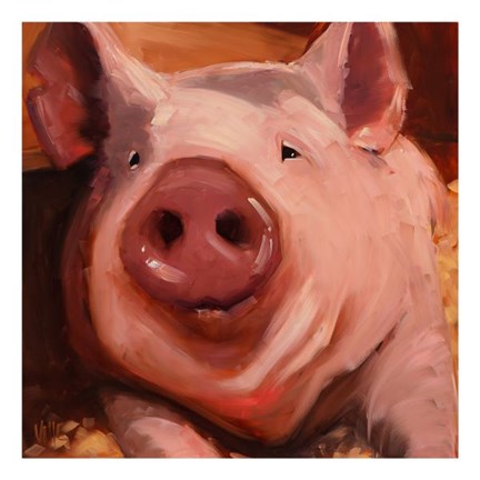 Framed Some Pig Print