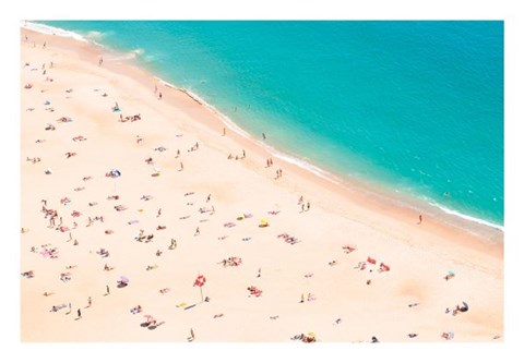 Framed Aerial Beach Print
