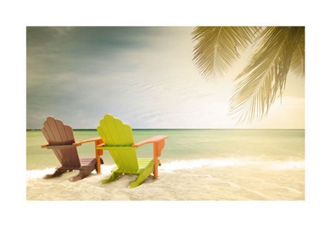 Framed Paradise Beach Print