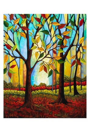 Framed Tree Color Change Print
