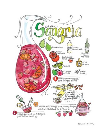 Framed Sangria Print