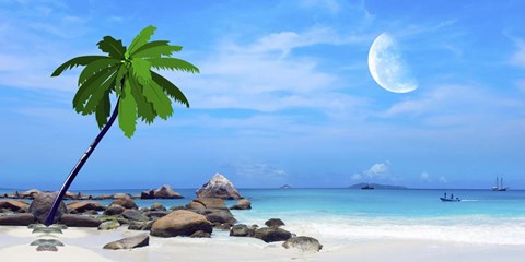 Framed Beach Side Print