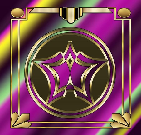 Framed Deco 25 Print