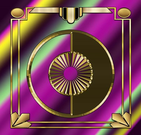 Framed Deco 27 Print