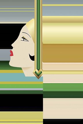 Framed Flapper Abstract Print