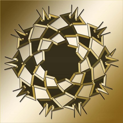 Framed Gold Coffee 10 Print