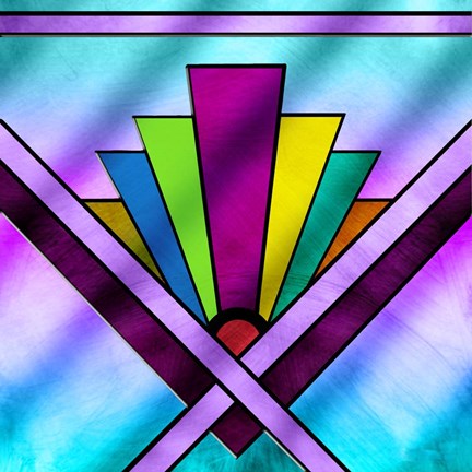 Framed Art Deco 10 Print