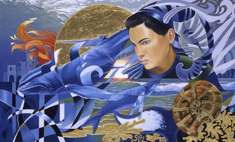 Framed Atlantis Rising Print