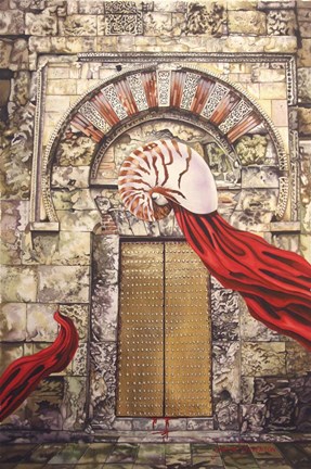 Framed Behind The Door Print