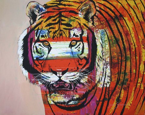 Framed Burning Bright Eyes Print