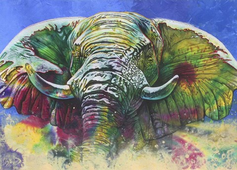 Framed Green Dust Print