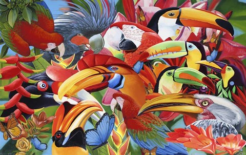 Framed Heads Up 3 Print