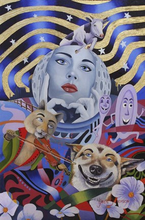 Framed Hey Doddle Print