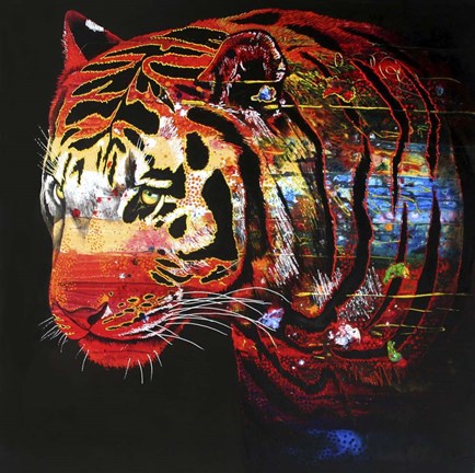 Framed In The Forest Of The Night Print