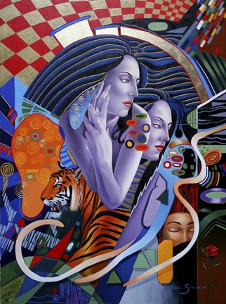 Framed Kissed By A Rose Print