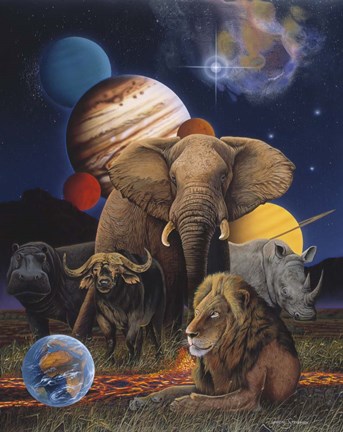 Framed Millenium Print