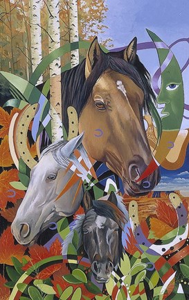 Framed Mustang Dreams Print