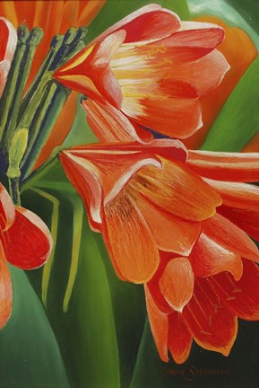 Framed Orange 3 Print