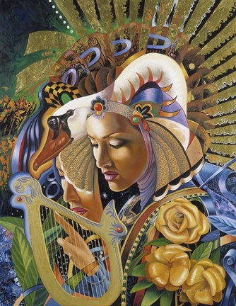 Framed Reflections Of Life Print