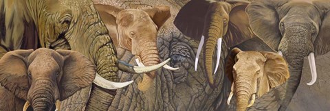 Framed Long Ele Print