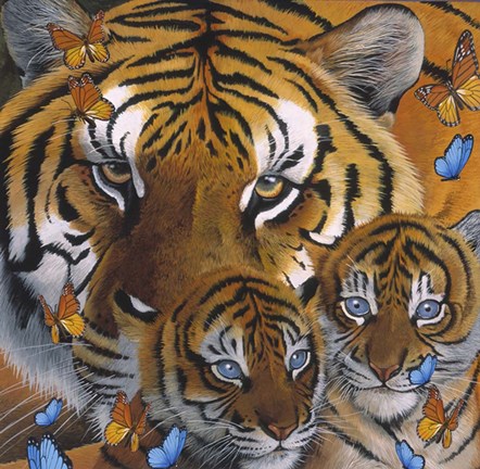 Framed Small-Mothercubs Print