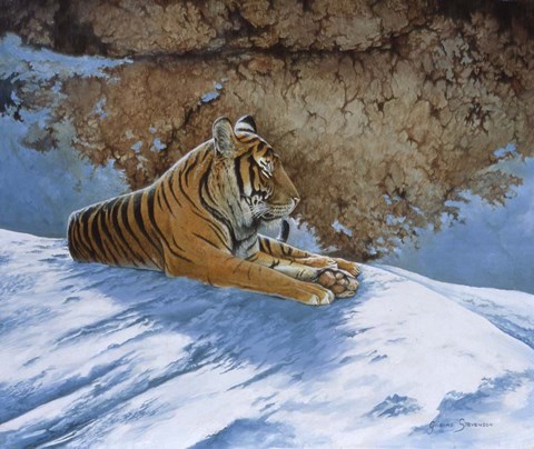 Framed Snow Break Print