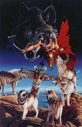 Framed Gathering Print