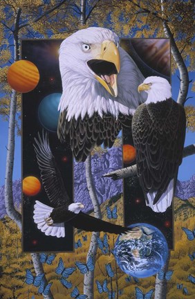 Framed Power And The Glory Print