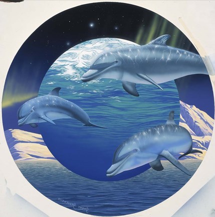 Framed Three's Company Print