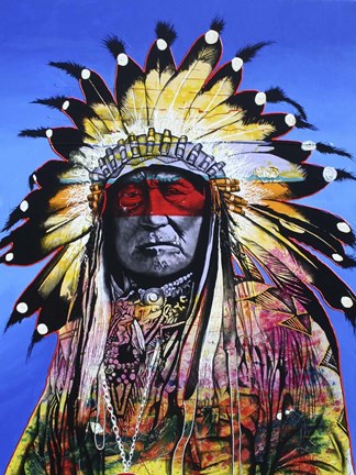 Framed Wisdom Of The Warrior Print