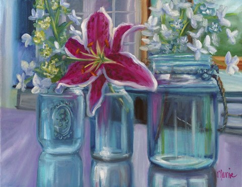 Framed From My Garden Print