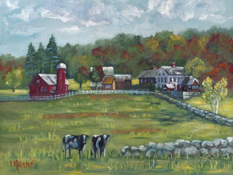 Framed Hints Of Fall Print