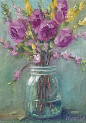 Framed Spring Blossoms Print