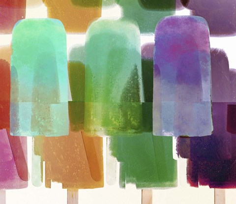 Framed Popsicles II Print