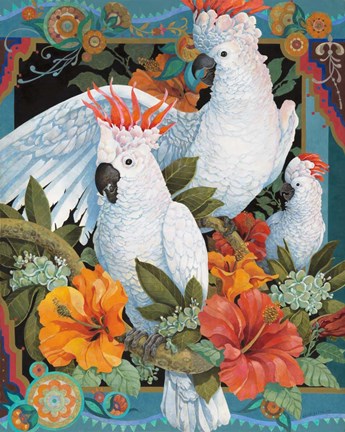 Framed Tropical Trio Print