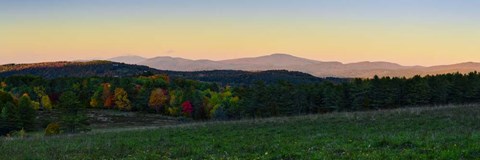 Framed Autumn In The Hills Print