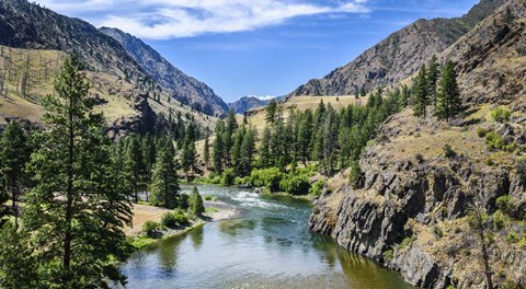 Framed River Of No Return Print