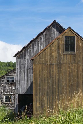 Framed Roof Lines Print