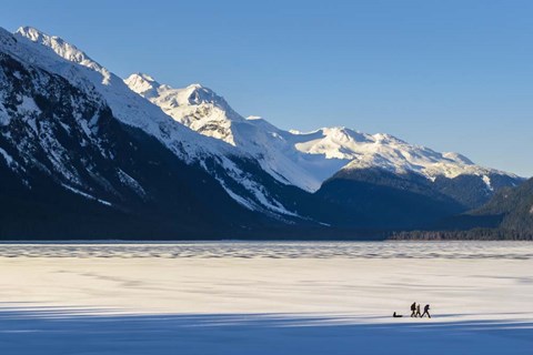 Framed Walking Among Giants Print